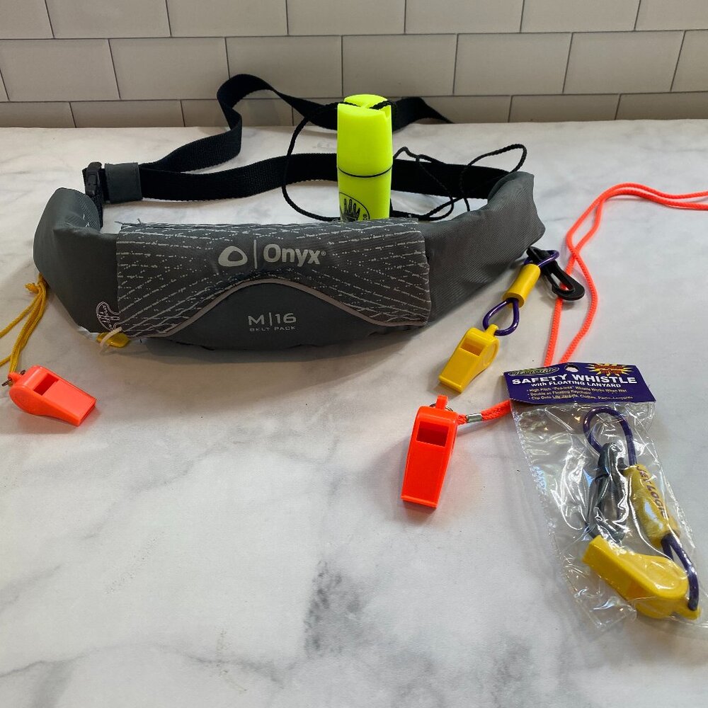Onyx M-16 Manual Inflatable Belt Pack, U.S. Coast Guard Approved